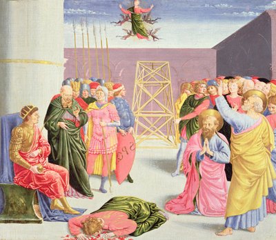 Saint Pierre et Simon le Magicien, 15ème siècle - Benozzo di Lese di Sandro Gozzoli
